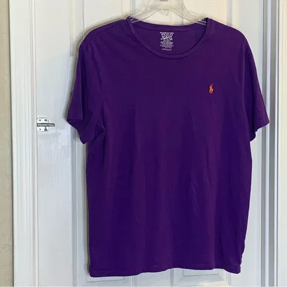 Polo Ralph Lauren Classic Fit Tee Purple Size XL - Picture 3 of 8